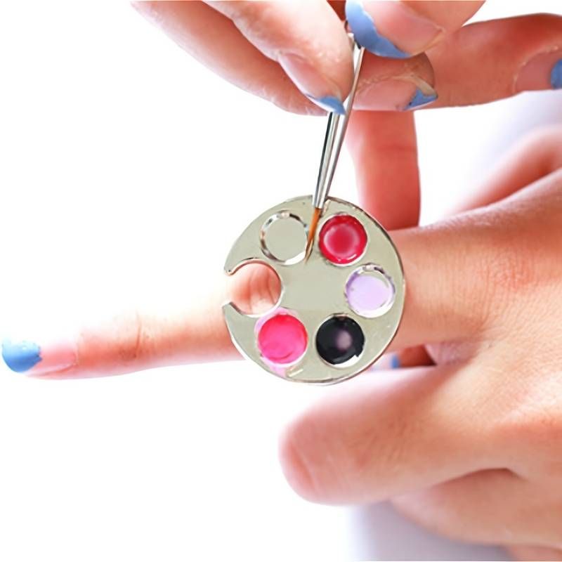 Fingerringpalett for Negledesign - Praktisk og Innovativ ring