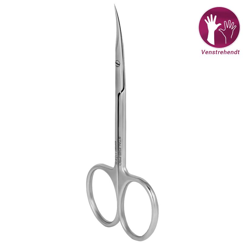 Neglebåndsaks EXPERT 11  Type 3 - Venstrehendt (Professional cuticle scissors for left-handed users SE-11/3)