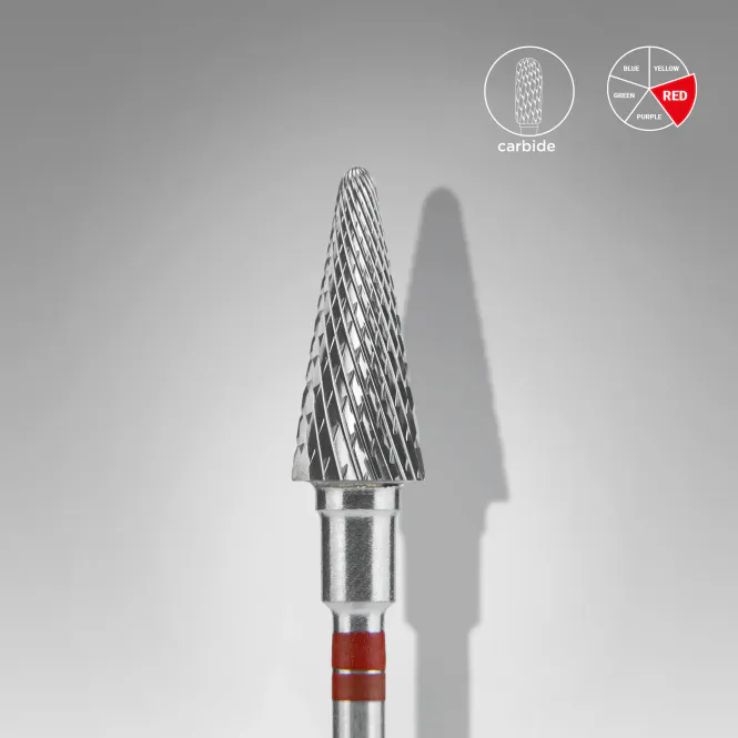 Hovedbilde Carbide Drillbit Cone Left - 6mm/14mm - Fin grit for venstrehendte