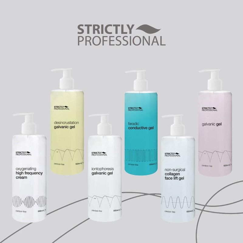 Iontophoresis Galvanic Gel 500ml - Strictly Professional