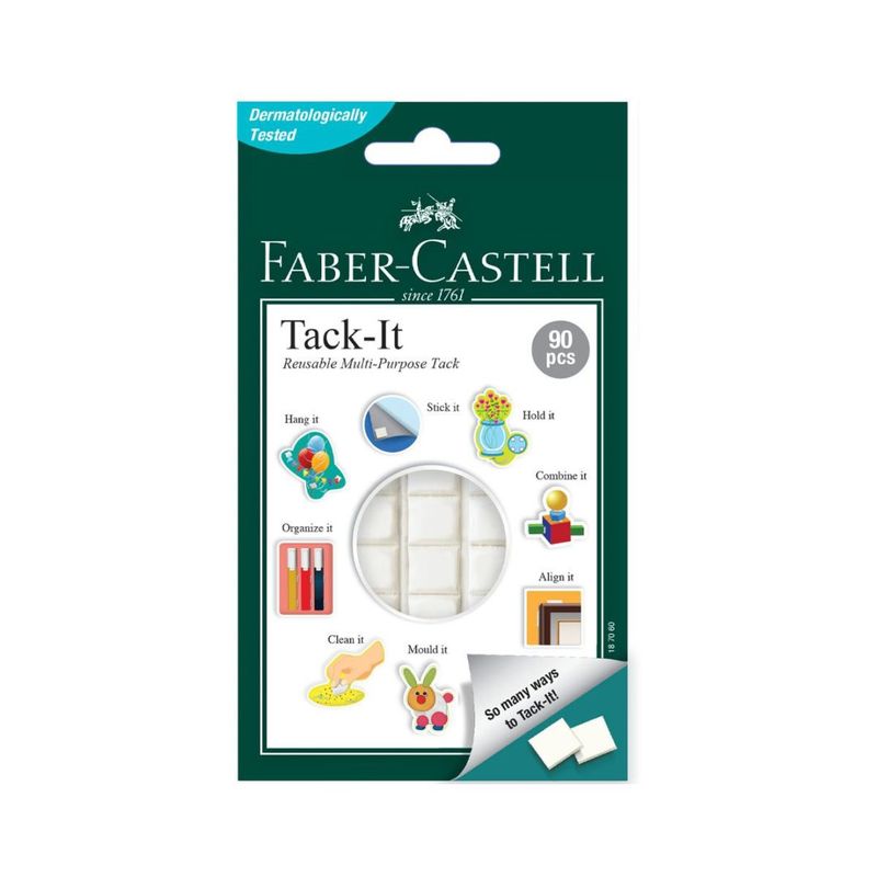 Faber-Castell Tack-It – Gjenbrukbar Heftemasse (90 stk)