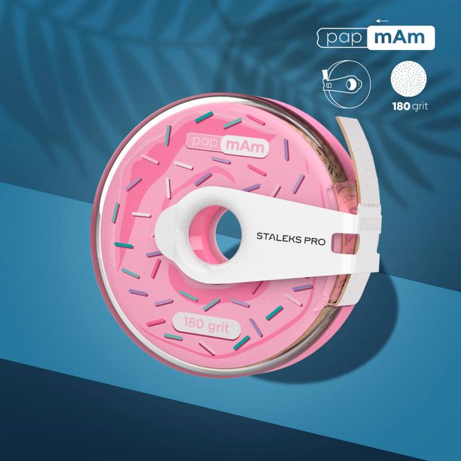 Hovedbilde Staleks Pro Expert PapmAm - 180 grit pussepapir (ATC-180w)