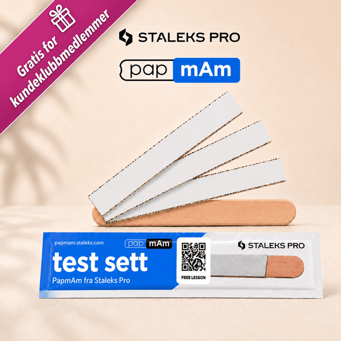 Hovedbilde Staleks PapmAm Test set - trebase med 3-pussepapir 100, 180,240 (Kun 1 stk. pr. ...