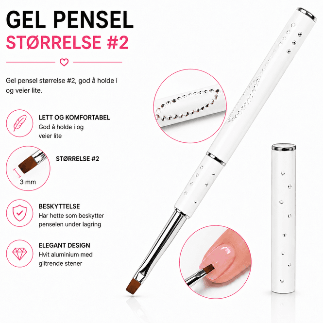 Hovedbilde Gel pensel  #2 