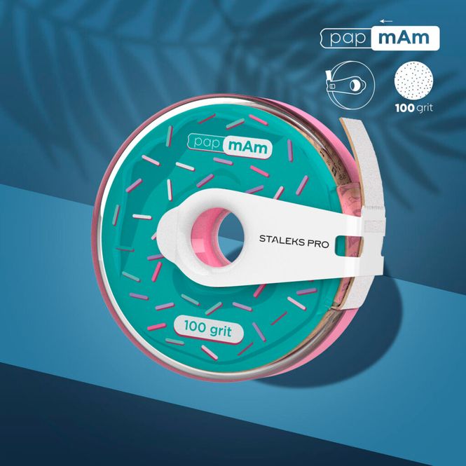 Hovedbilde Staleks Pro Expert PapmAm - 100 grit pussepapir (ATC-100w)