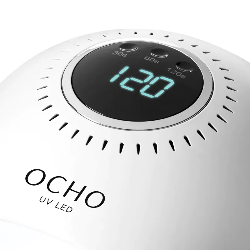 OCHO NAILS 8 UV/LED-lampe hvit 84W