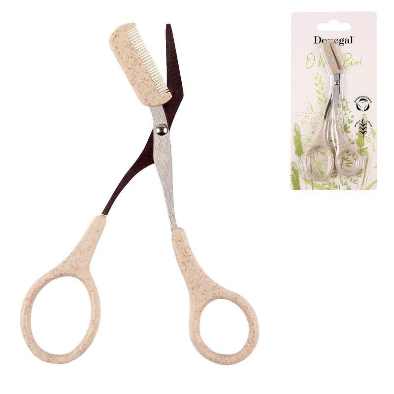 Brynsaks med kam - 10cm (Biologisk nedbrytbar)