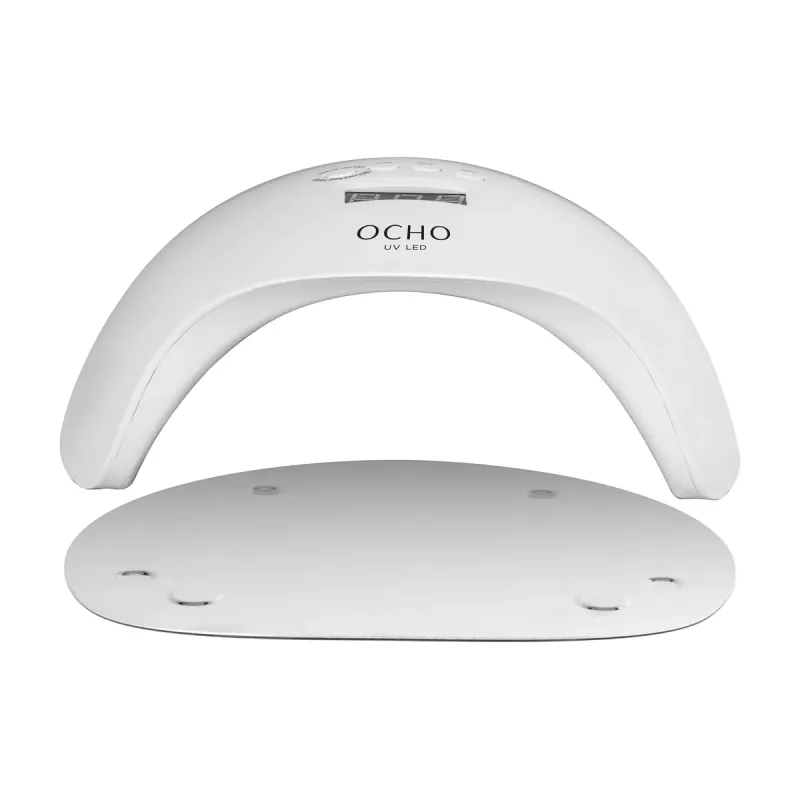 OCHO NAILS X13 - 65 W UV/LED-lampe, hvit med speilbunn