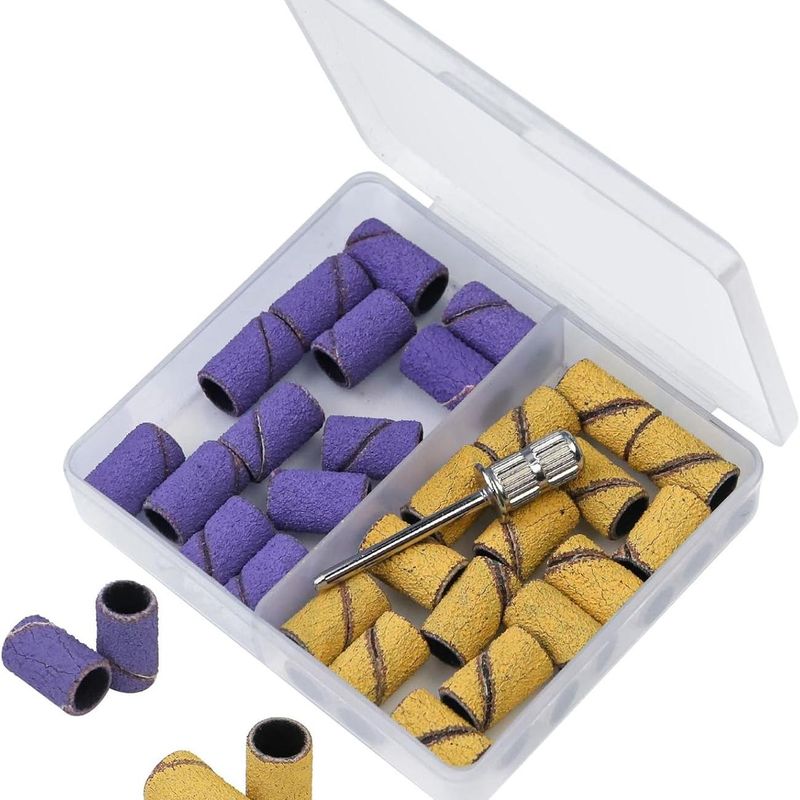 Slipehetter 30 stk inkl. holder - Medium / Grov grit