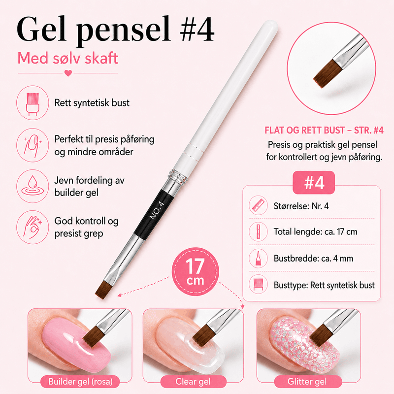 Gel pensel  #4 