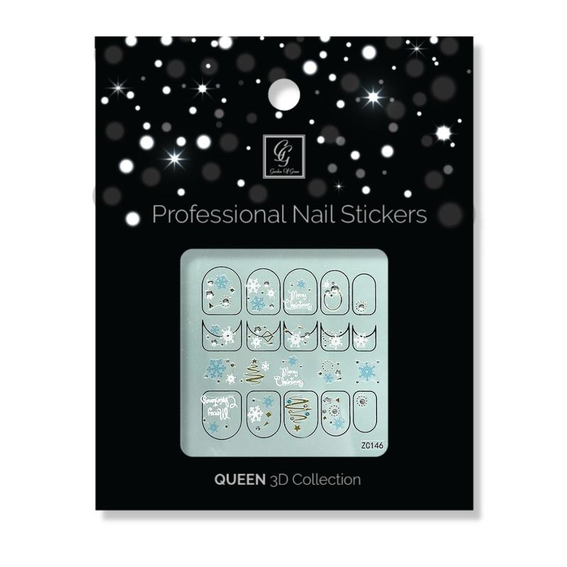 Nail Stickers – Christmas Queen Collection