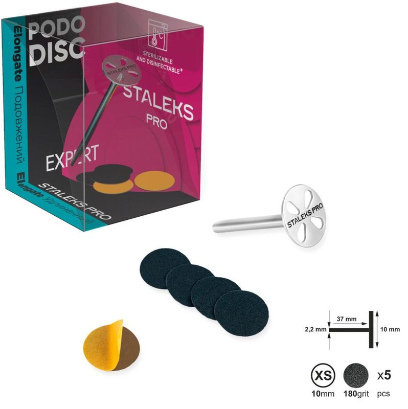 Startsett Pododisc Lang inkl. 5 stk. slipeskiver (Velg størrels)