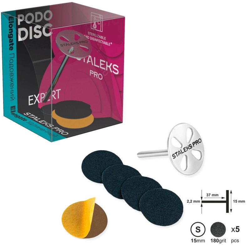 Startsett Pododisc Lang inkl. 5 stk. slipeskiver (Velg størrels)