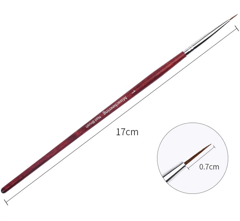 Designpensel for Negldesign - Velg mellom 7mm, 12.5mm, 19mm